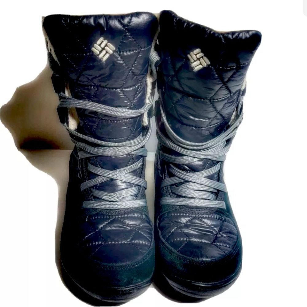 Columbia Women's Powder Summit Mid Wool Waterproof Winter boots Omni-Grip Sz 6
